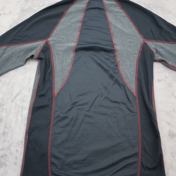 Mizuno Shirt Womens Medium Black Green 1/4 Zip Pullover Lightweight Running Top - Picture 15 of 16